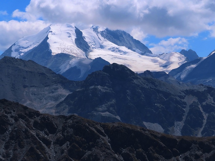Foto: Andreas Koller / Wandertour / Illhorn - Aussichtskanzel über dem Rhonetal (2717m) / Bishorn (4153m), Weißhorn (4505m) / 08.09.2023 00:42:09