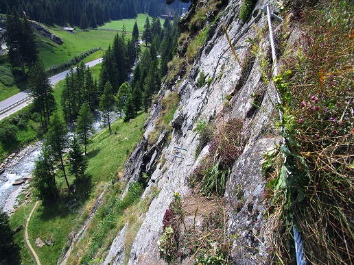 Foto: Andreas Koller / Klettersteigtour / Bergkristall Klettersteig im Pfelderer Tal (1630m) / 11.09.2023 23:37:39