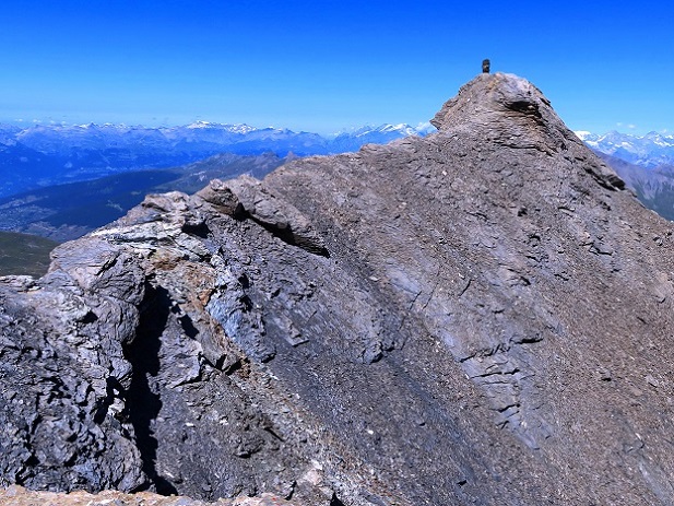 Foto: Andreas Koller / Wandertour / Mont de lŽEtoile (3370m) / Übergang zum Steinmann / 23.09.2023 21:12:22