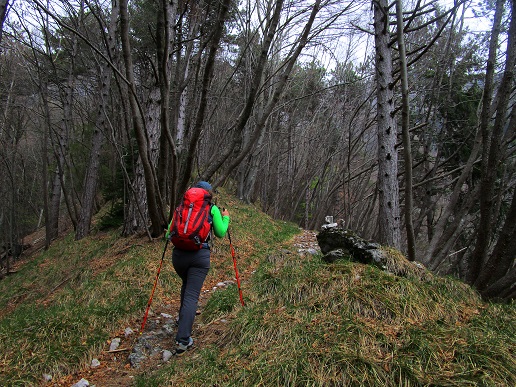 Foto: Andreas Koller / Klettersteigtour / Monte Boccaor auf der Via ferrata Sass Brusai (1531m) / 25.10.2023 01:11:50