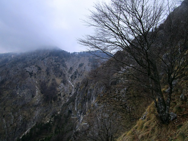 Foto: Andreas Koller / Klettersteigtour / Monte Boccaor auf der Via ferrata Sass Brusai (1531m) / 25.10.2023 01:10:49