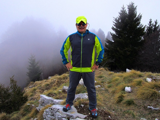 Foto: Andreas Koller / Klettersteigtour / Monte Boccaor auf der Via ferrata Sass Brusai (1531m) / 25.10.2023 01:07:34