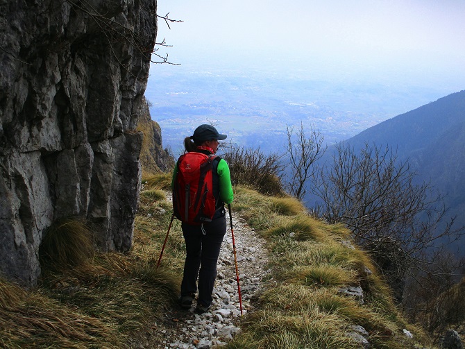 Foto: Andreas Koller / Klettersteigtour / Monte Boccaor auf der Via ferrata Sass Brusai (1531m) / 25.10.2023 01:06:19
