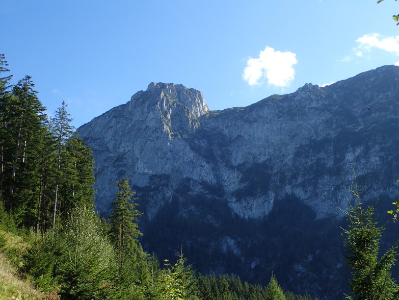 Foto: Manfred Karl / Wandertour / Von der Karalm auf den Sonntagskogel (2046 m) / Gr. Traunstein von Norden / 11.12.2023 08:21:47