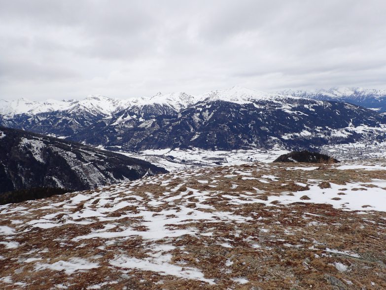 Foto: Manfred Karl / Skitour / Tschaneck (2024 m) von Sankt Michael - Eachtlingtour / Blick Richtung St. Michael und Speiereck / 23.01.2024 07:39:04