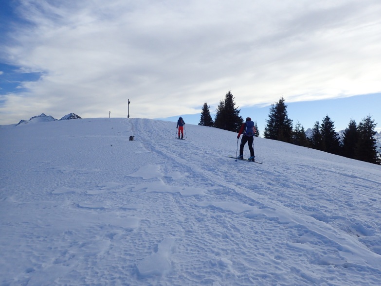 Foto: Manfred Karl / Skitour / Kammwanderung zum Rudlhorn (2448 m) / Am Lutterkopf / 06.03.2024 12:18:22