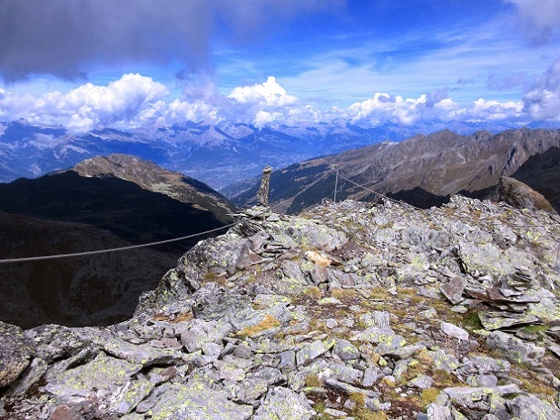 Foto: Andreas Koller / Klettersteigtour / Via ferrata des Gentianes: Route Edelweiss (3041m) / Am Gipfel / 28.06.2024 23:55:15