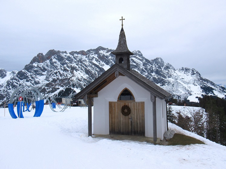 Foto: Andreas Koller / Schneeschuhtour / Gabühel Panoramarunde (1636m) / Gipfel Gabühel mit Hochkönig (2943m) / 12.01.2025 17:57:27
