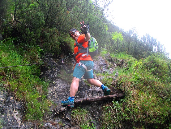 Foto: Andreas Koller / Klettersteigtour / Klettersteig Reibwand zum Paul-Gruber-Haus (950m) / 23.01.2025 23:55:56