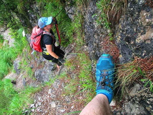 Foto: Andreas Koller / Klettersteigtour / Klettersteig Reibwand zum Paul-Gruber-Haus (950m) / 23.01.2025 23:55:51