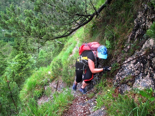 Foto: Andreas Koller / Klettersteigtour / Klettersteig Reibwand zum Paul-Gruber-Haus (950m) / 23.01.2025 23:55:35