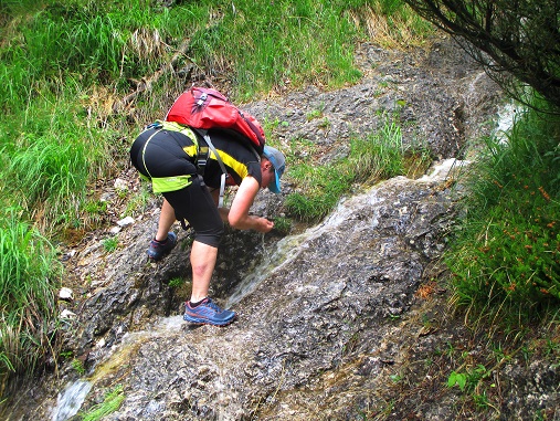 Foto: Andreas Koller / Klettersteigtour / Klettersteig Reibwand zum Paul-Gruber-Haus (950m) / 23.01.2025 23:54:22