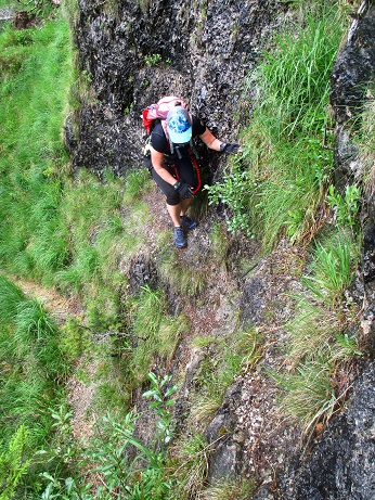 Foto: Andreas Koller / Klettersteigtour / Klettersteig Reibwand zum Paul-Gruber-Haus (950m) / 23.01.2025 23:54:06