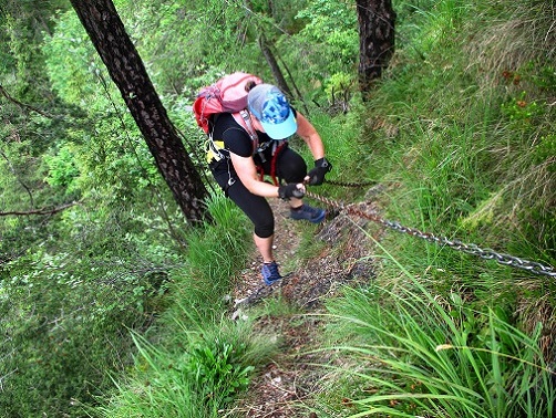Foto: Andreas Koller / Klettersteigtour / Klettersteig Reibwand zum Paul-Gruber-Haus (950m) / 23.01.2025 23:53:41