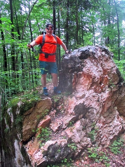 Foto: Andreas Koller / Klettersteigtour / Klettersteig Reibwand zum Paul-Gruber-Haus (950m) / Abstieg vom Paul-Gruber-Haus durch den Wald / 23.01.2025 23:50:33