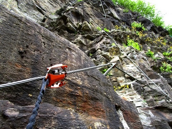 Foto: Andreas Koller / Klettersteigtour / Silver Bullet Klettersteig in Bad Gastein (1000m) / 13.02.2025 01:44:00