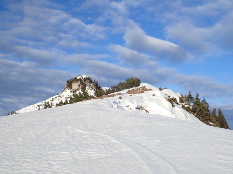 Foto: Manfred Karl / Schneeschuhtour / Aus der Taugl auf den Schlenkstein (1603 m) / Schmittenstein und Schlenkstein / 23.05.2025 15:44:23