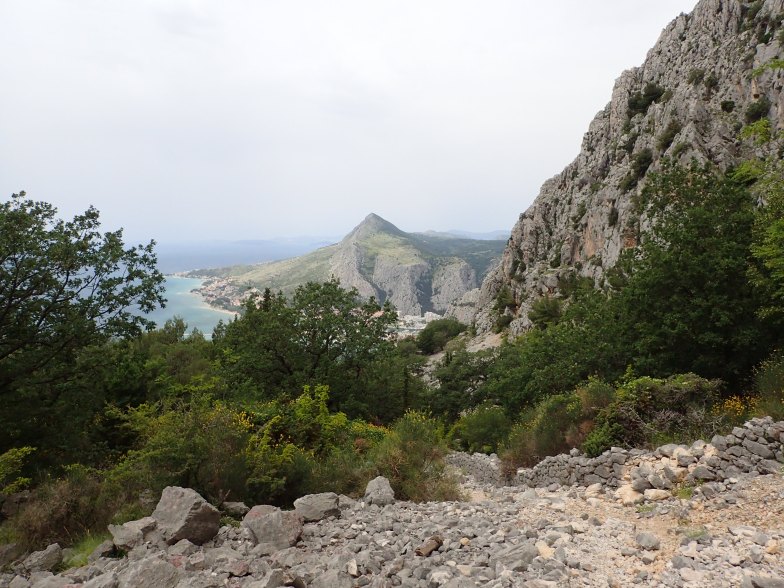 Foto: Manfred Karl / Wandertour / Vrh Kula (863 m) – Panoramaberg über Omis / 24.05.2025 16:44:32