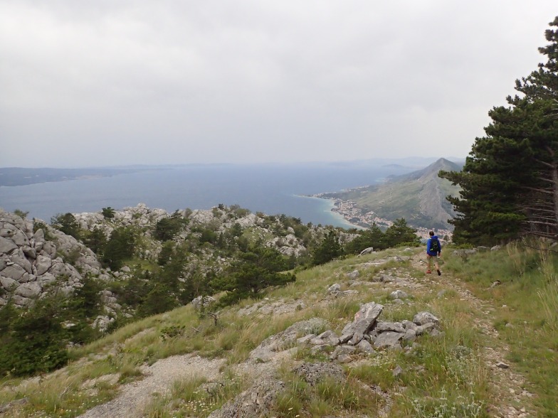 Foto: Manfred Karl / Wandertour / Vrh Kula (863 m) – Panoramaberg über Omis / 24.05.2025 16:38:46