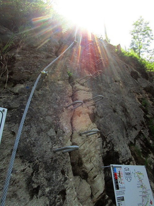Foto: Andreas Koller / Klettersteigtour / Blausee Klettersteig (1015m) / 19.05.2025 23:12:37