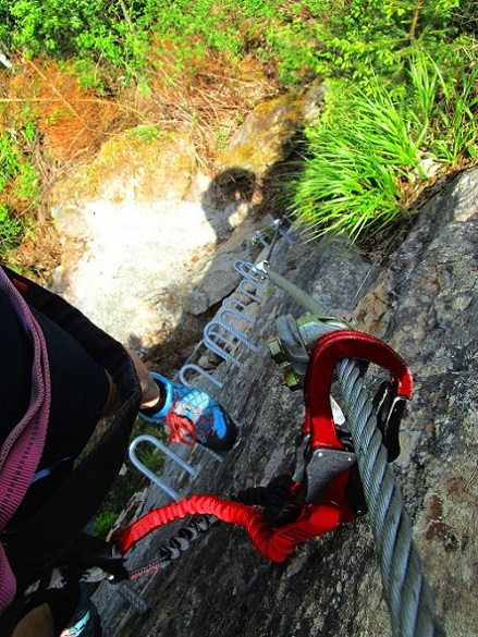 Foto: Andreas Koller / Klettersteigtour / Blausee Klettersteig (1015m) / 19.05.2025 23:12:32