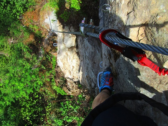 Foto: Andreas Koller / Klettersteigtour / Blausee Klettersteig (1015m) / 19.05.2025 23:12:27