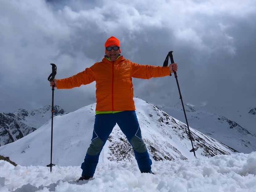 Foto: Andreas Koller / Skitour / Frühjahrstour Tscheyegg (2667m) / Am Tscheyegg / 29.05.2025 01:08:06