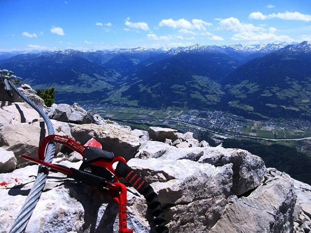 Foto: Andreas Koller / Klettersteigtour / Felix Kuen Klettersteig auf den Hundskof (2243m) / 04.06.2025 01:12:04
