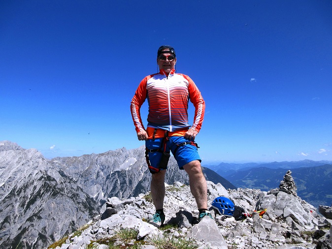 Foto: Andreas Koller / Klettersteigtour / Felix Kuen Klettersteig auf den Hundskof (2243m) / 04.06.2025 01:10:27
