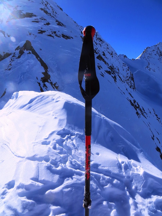 Foto: Andreas Koller / Skitour / Tour in die Daunscharte (3159m) / Auf dem Daunschartenkopf (ein paar Hm darunter die Daunscharte) / 13.06.2025 01:03:21