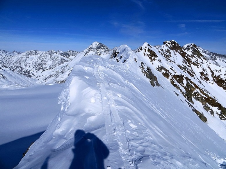 Foto: Andreas Koller / Skitour / Tour in die Daunscharte (3159m) / 13.06.2025 01:02:46