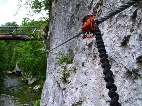 Foto: Andreas Koller / Klettersteigtour / Rottensteiner Klettersteig beim Weichtalhaus (547m) / 19.06.2025 15:15:37