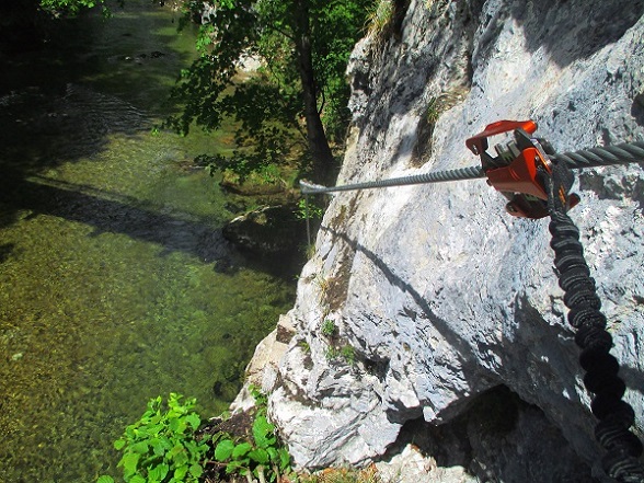 Foto: Andreas Koller / Klettersteigtour / Rottensteiner Klettersteig beim Weichtalhaus (547m) / 19.06.2025 15:14:58