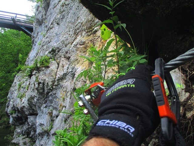 Foto: Andreas Koller / Klettersteigtour / Rottensteiner Klettersteig beim Weichtalhaus (547m) / Zur unteren (leichteren) Variante / 19.06.2025 15:13:50