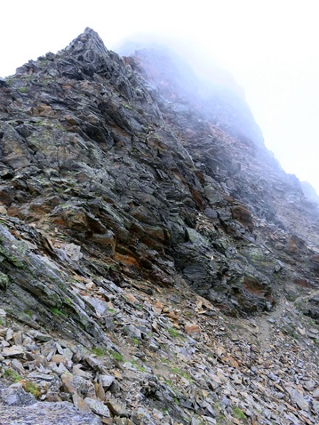 Foto: Andreas Koller / Wandertour / Königskogel (3050m) / Einstieg in den steilen Schlussgrat / 23.06.2025 00:01:51