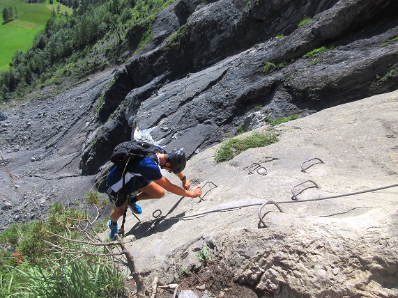 Foto: Andreas Koller / Klettersteigtour / Klettersteig Allmenalp - Kandersteg (1725m) / 25.06.2025 17:51:27