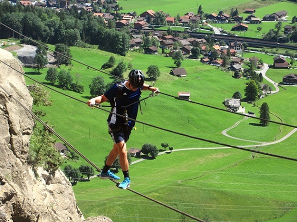 Foto: Andreas Koller / Klettersteigtour / Klettersteig Allmenalp - Kandersteg (1725m) / 25.06.2025 17:51:01