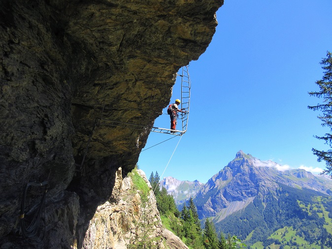 Foto: Andreas Koller / Klettersteigtour / Klettersteig Allmenalp - Kandersteg (1725m) / Drehleiter - Allmenalp Klettersteig / 25.06.2025 17:56:55