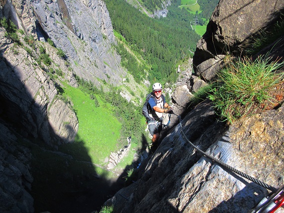 Foto: Andreas Koller / Klettersteigtour / Klettersteig Allmenalp - Kandersteg (1725m) / 25.06.2025 17:49:05