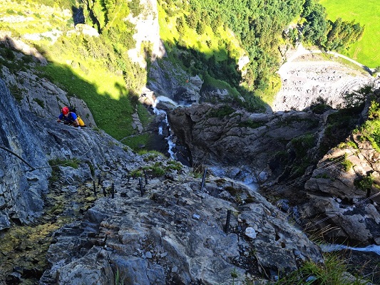 Foto: Andreas Koller / Klettersteigtour / Klettersteig Allmenalp - Kandersteg (1725m) / 25.06.2025 17:47:22