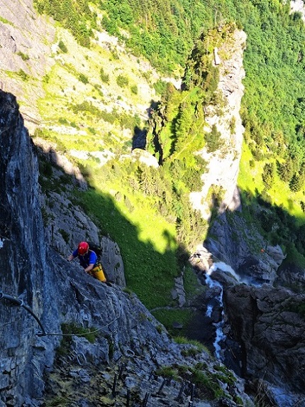 Foto: Andreas Koller / Klettersteigtour / Klettersteig Allmenalp - Kandersteg (1725m) / 25.06.2025 17:47:02