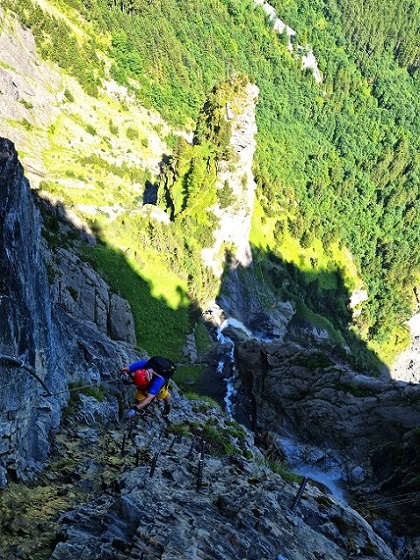 Foto: Andreas Koller / Klettersteigtour / Klettersteig Allmenalp - Kandersteg (1725m) / 25.06.2025 17:46:49
