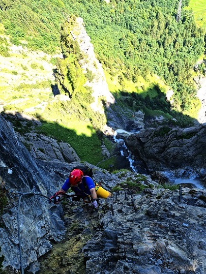 Foto: Andreas Koller / Klettersteigtour / Klettersteig Allmenalp - Kandersteg (1725m) / 25.06.2025 17:46:35
