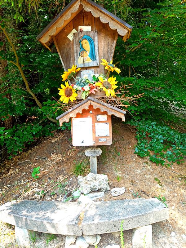 Foto: Wolfgang Lauschensky / Wandertour / Cima San Giorgio - Cima Palone - Tre Sorelle Runde / Marterl am Rückweg / 08.07.2025 15:54:55