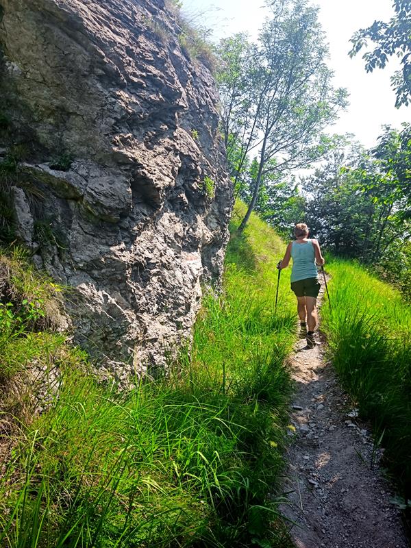 Foto: Wolfgang Lauschensky / Wandertour / Monte Censo / geschickte Umgehung der Felsen / 08.07.2025 16:23:58