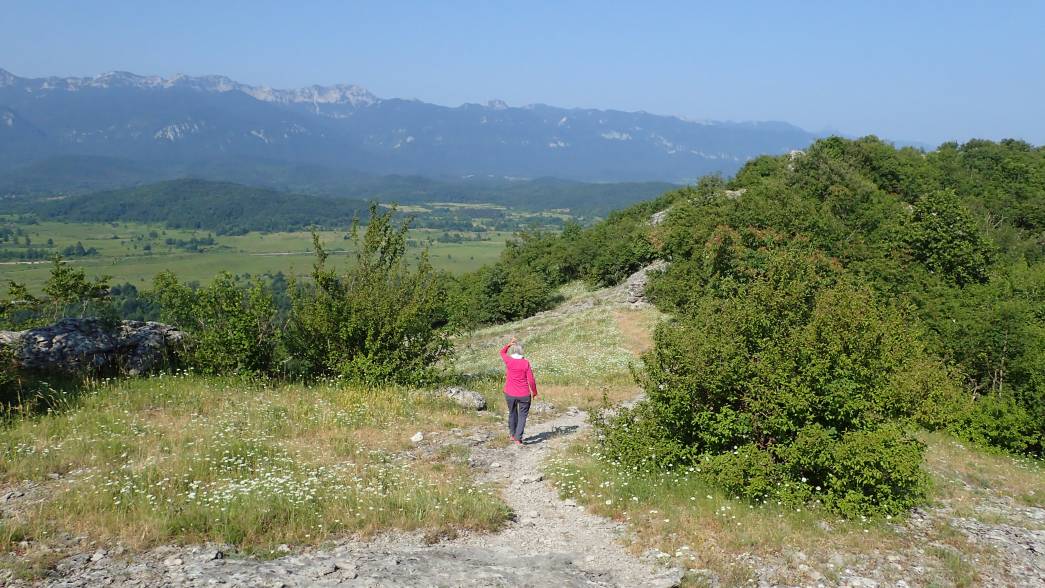 Foto: Manfred Karl / Wandertour / Auf den Zir (850 m) – Inselberg im Licko Polje / 30.07.2025 09:45:47
