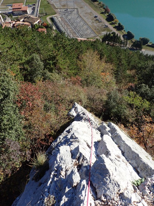 Foto: Manfred Karl / Klettertour / Due laghi, Via “Lo spigolo nascosto” / 30.07.2025 16:02:18