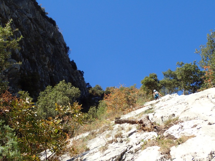 Foto: Manfred Karl / Klettertour / Due laghi, Via “Lo spigolo nascosto” / 30.07.2025 16:01:48