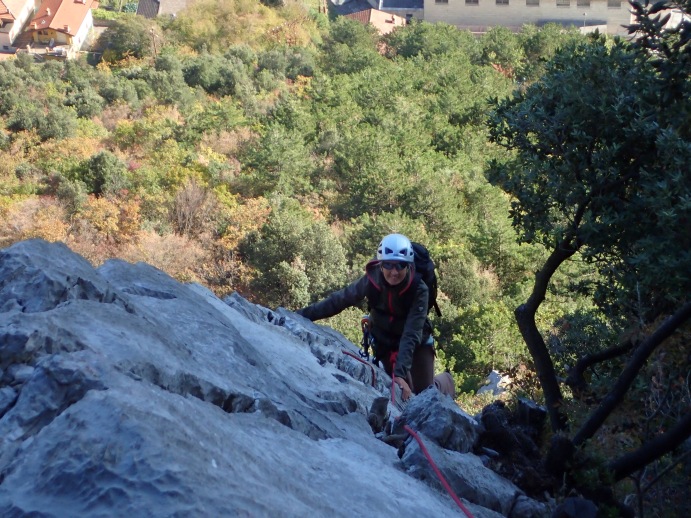 Foto: Manfred Karl / Klettertour / Due laghi, Via “Lo spigolo nascosto” / 30.07.2025 16:01:29