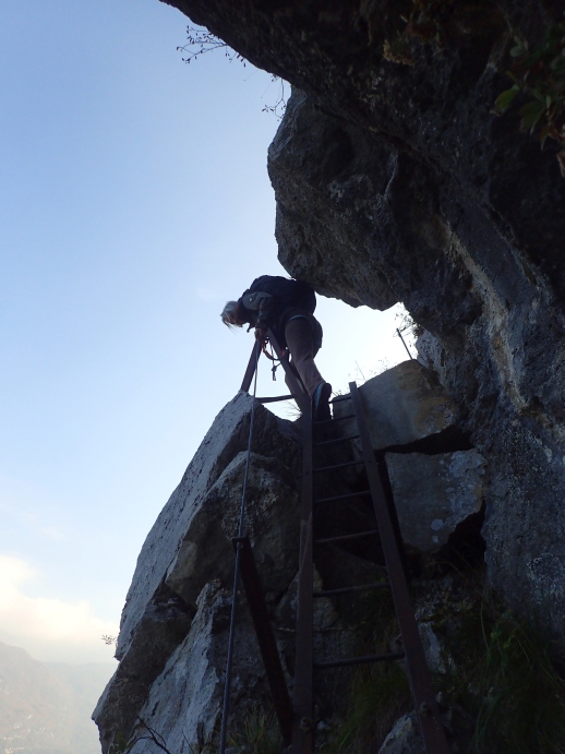 Foto: Manfred Karl / Klettertour / Due laghi, Via “Lo spigolo nascosto” / 30.07.2025 15:55:53